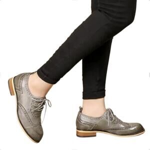 Derby Shoes Women Mona Flying Women's Perforated Oxfords Wingtip 9